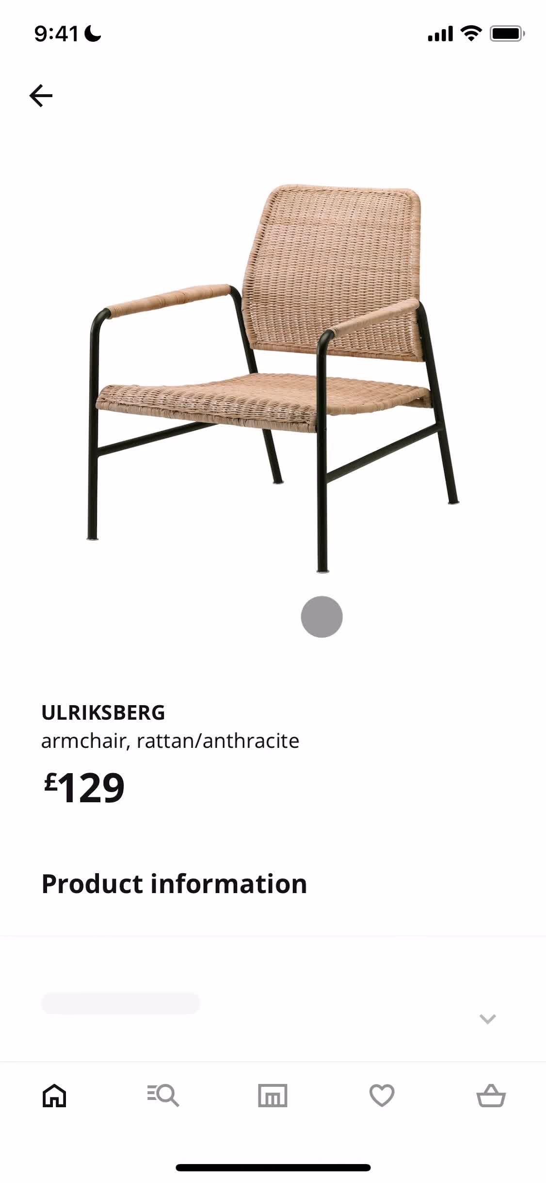 IKEA product detail screenshot