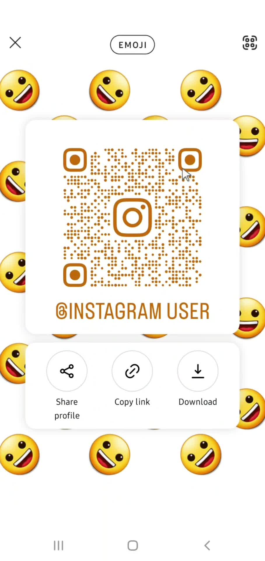 Instagram share screenshot