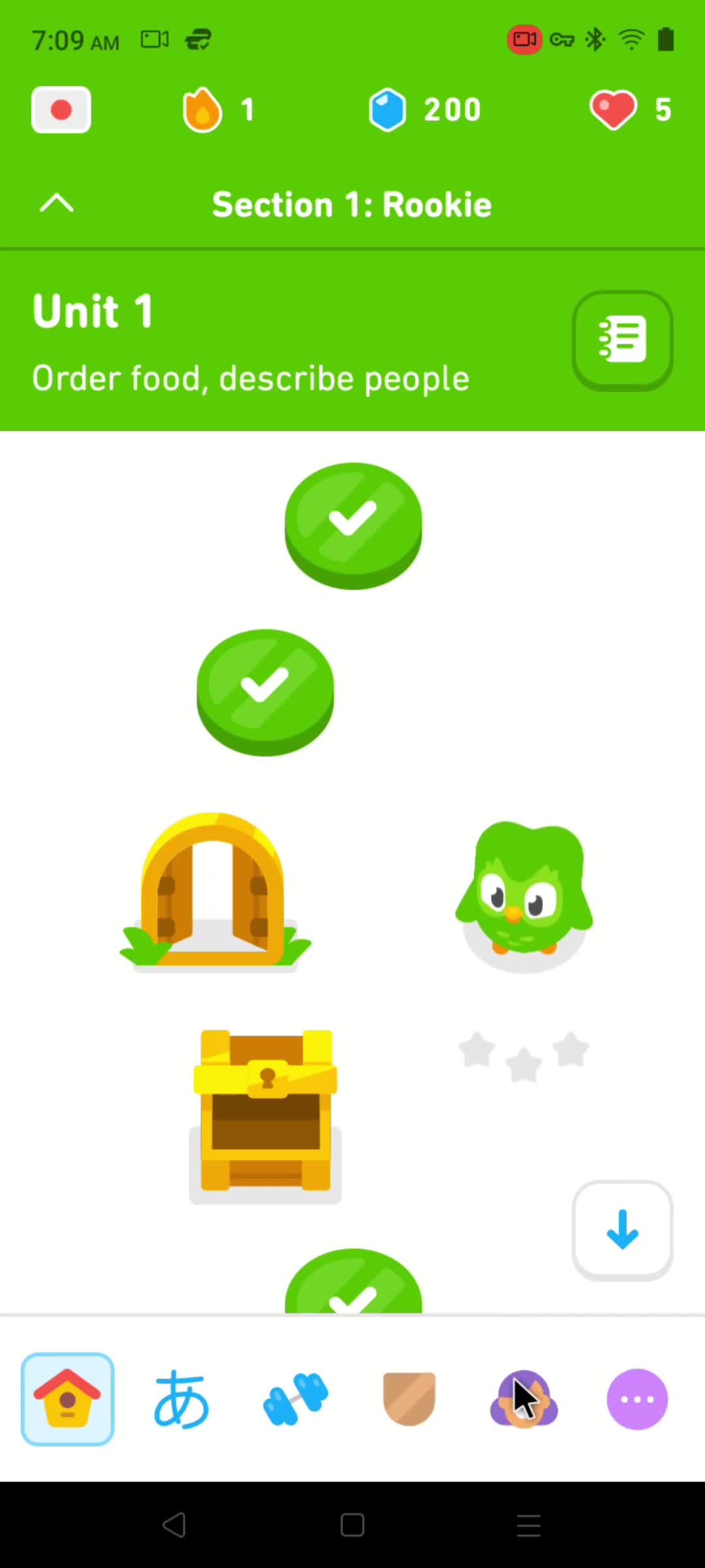 Duolingo home screenshot