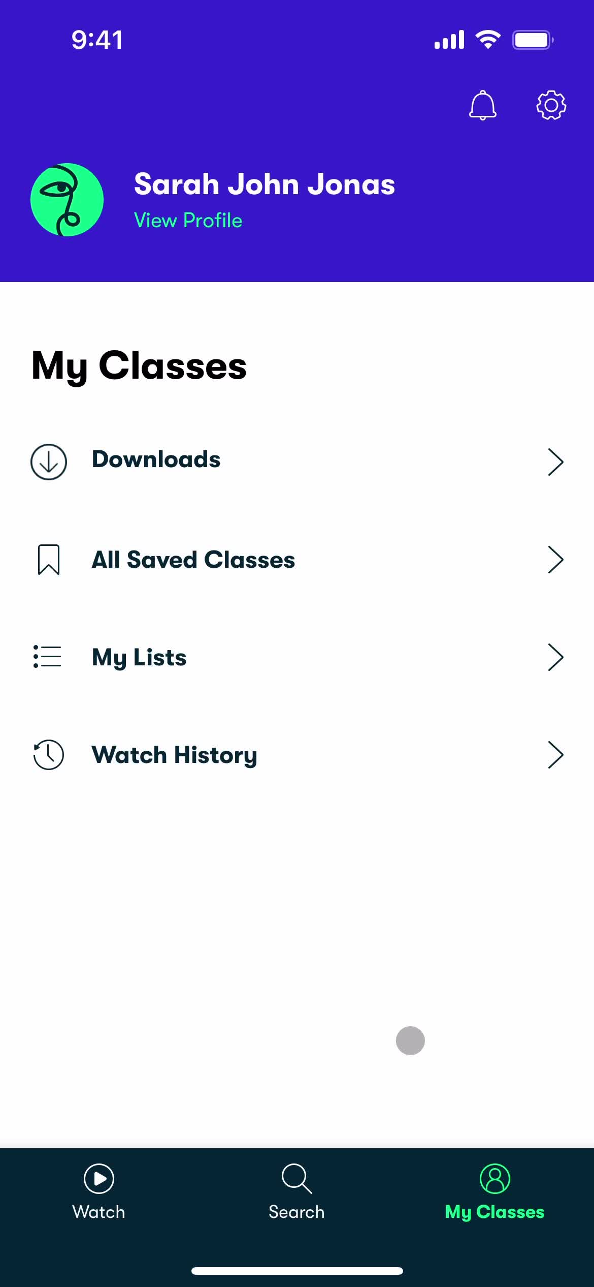 Skillshare my classes screenshot