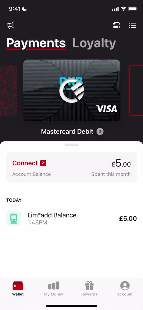 Curve wallet screenshot