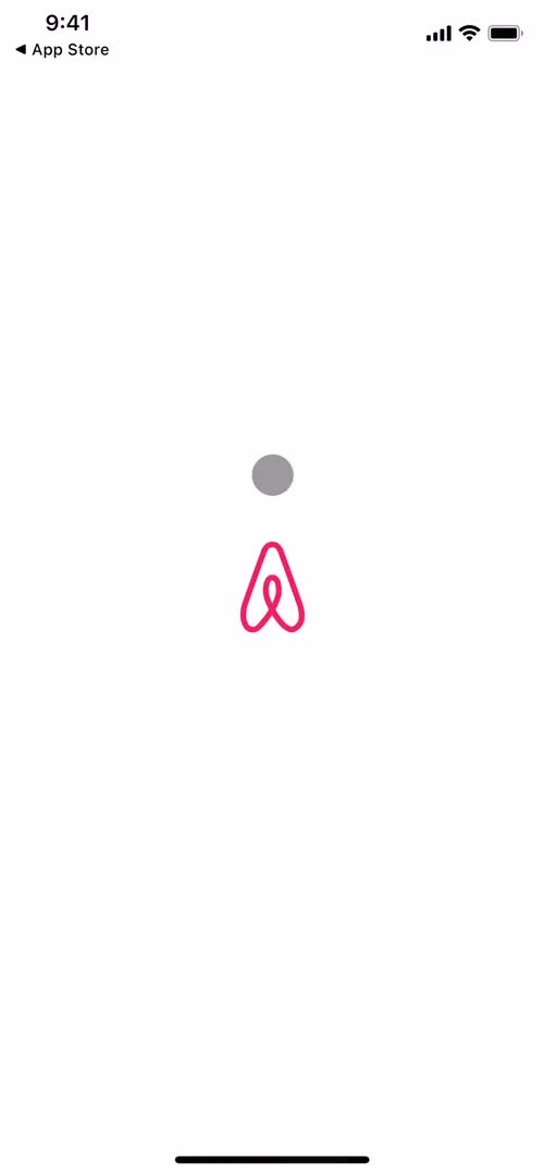 Airbnb splash screen screenshot