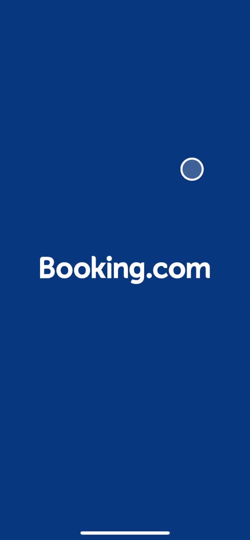 Booking.com splash screen screenshot