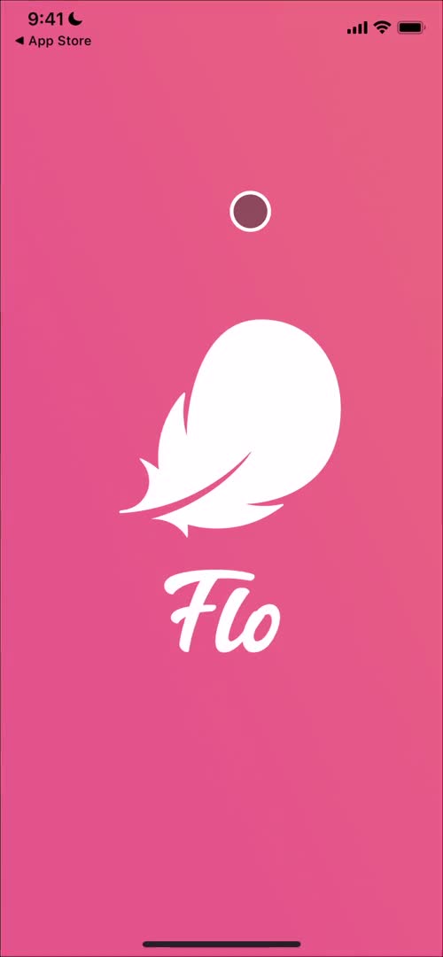 Flo splash screen screenshot