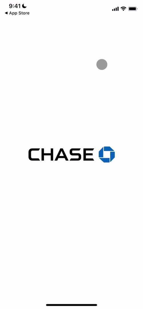 Chase splash screen screenshot