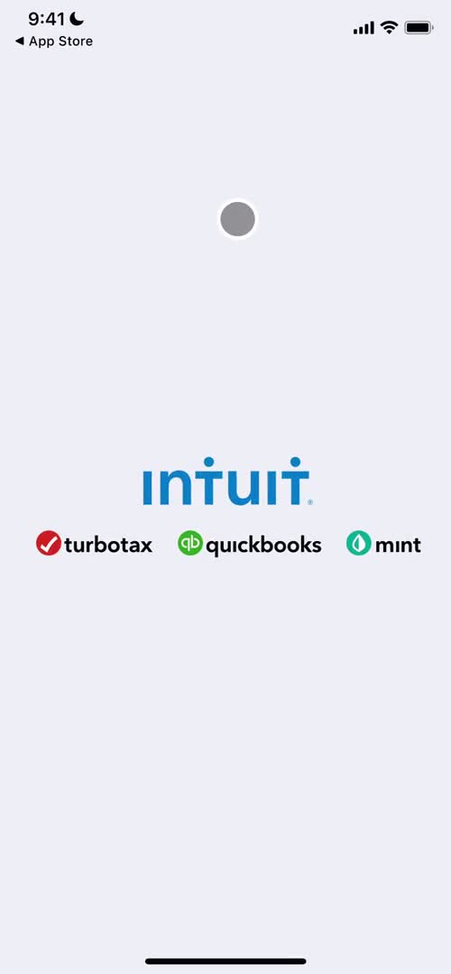 QuickBooks splash screen screenshot