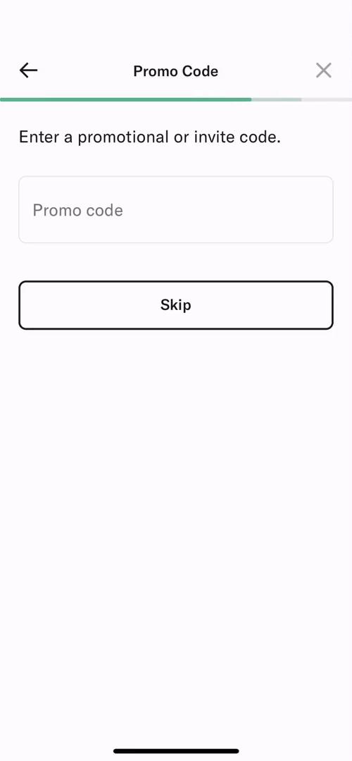 N26 add promo code screenshot