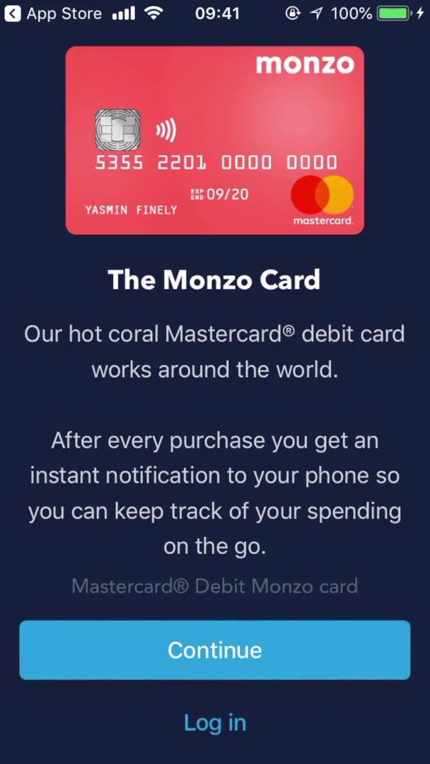 Monzo  screenshot