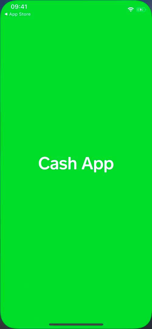 Cash App splash screen screenshot