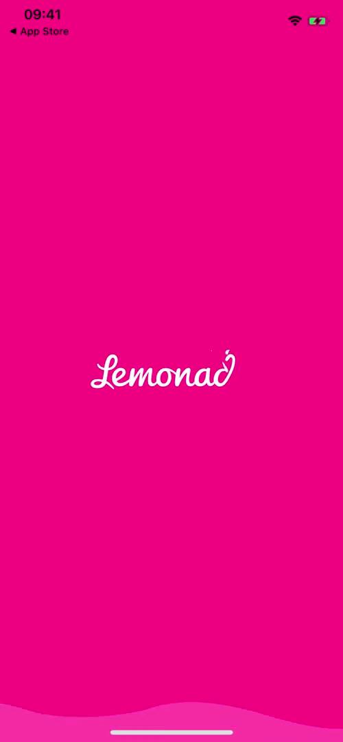 Lemonade splash screen screenshot