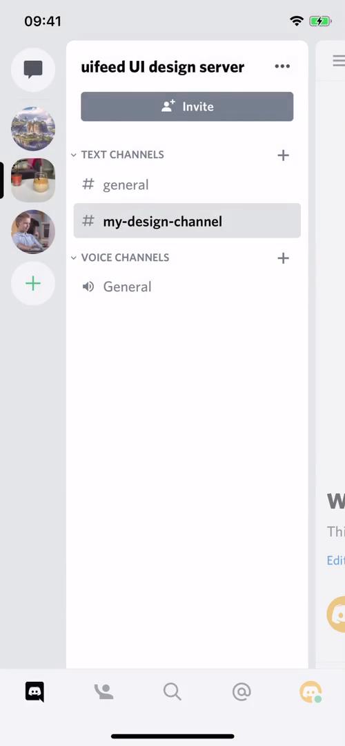 Discord channels screenshot