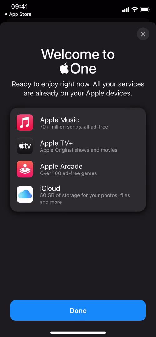 Apple TV welcome screenshot