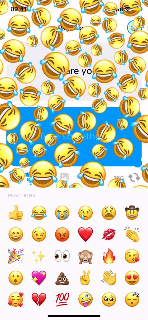 Honk emoji reaction screenshot