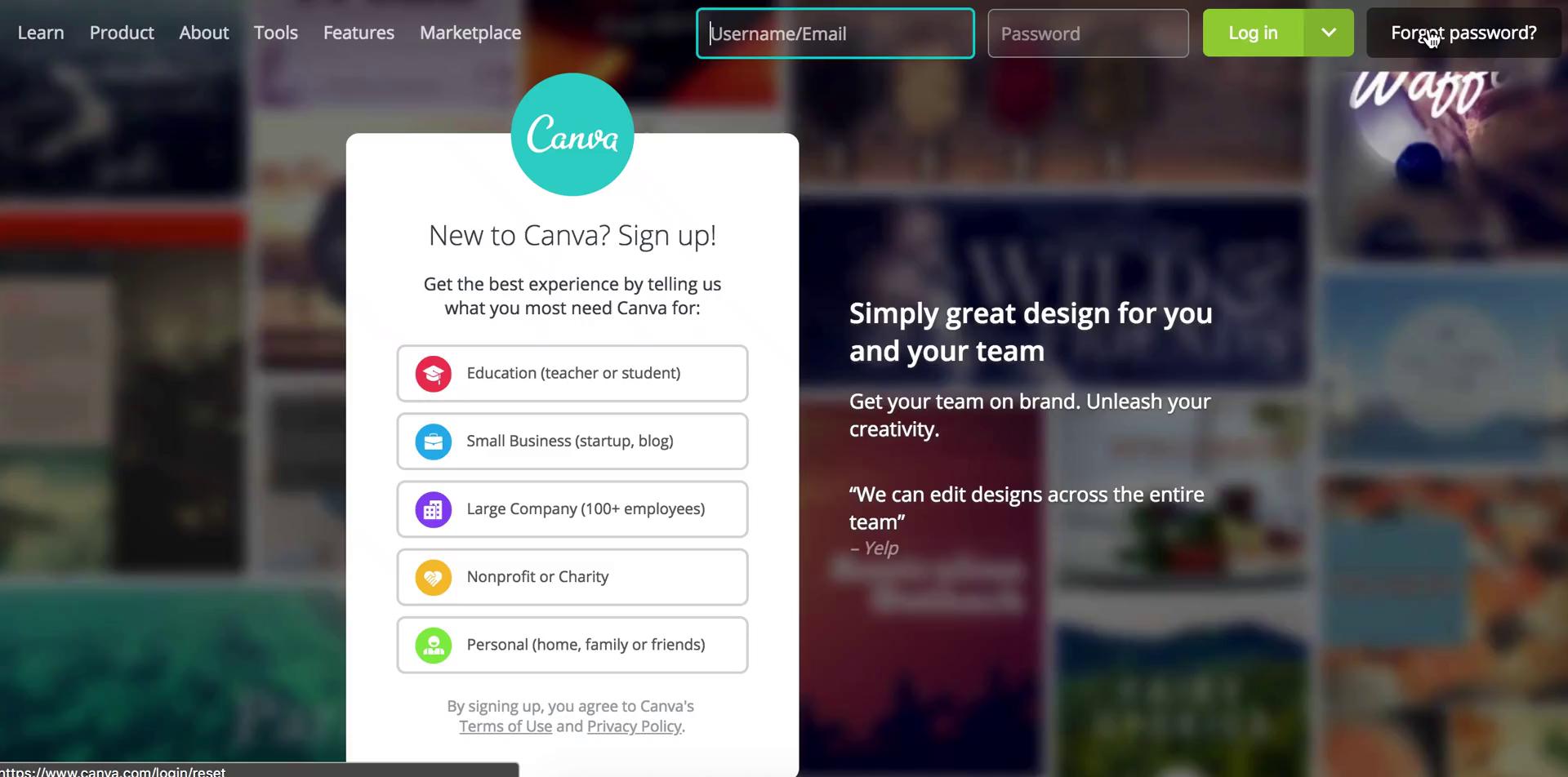 Canva  screenshot