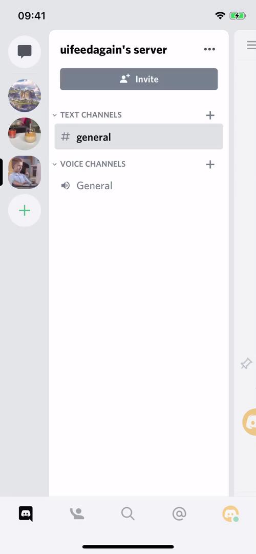 Discord channels screenshot