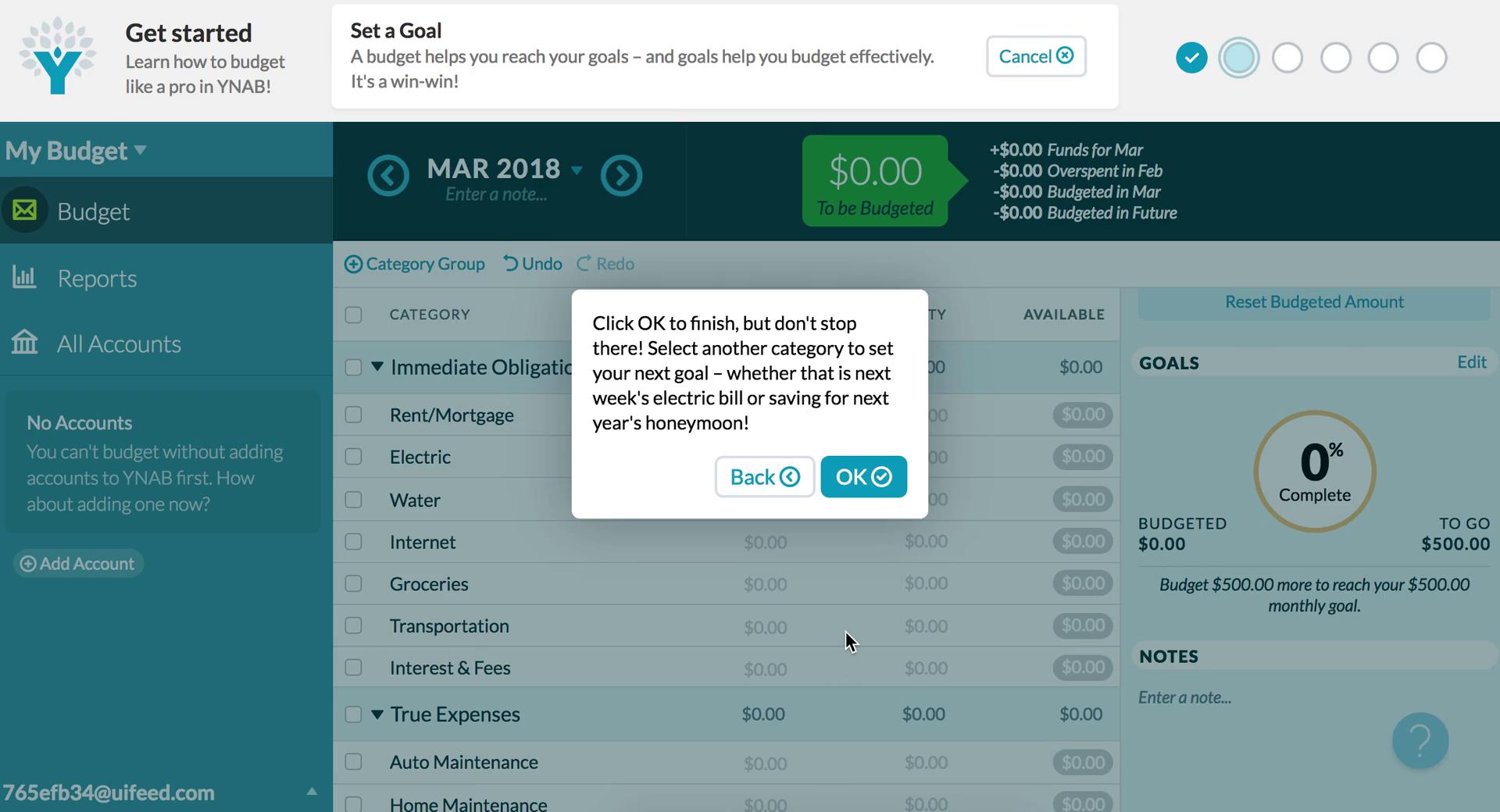 YNAB  screenshot