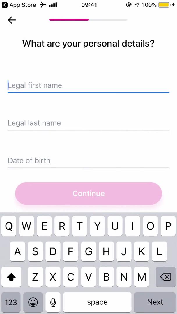 Revolut add account details screenshot