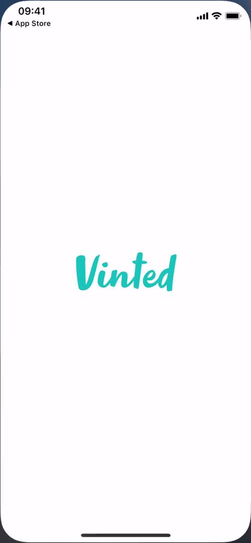 Vinted splash screen screenshot