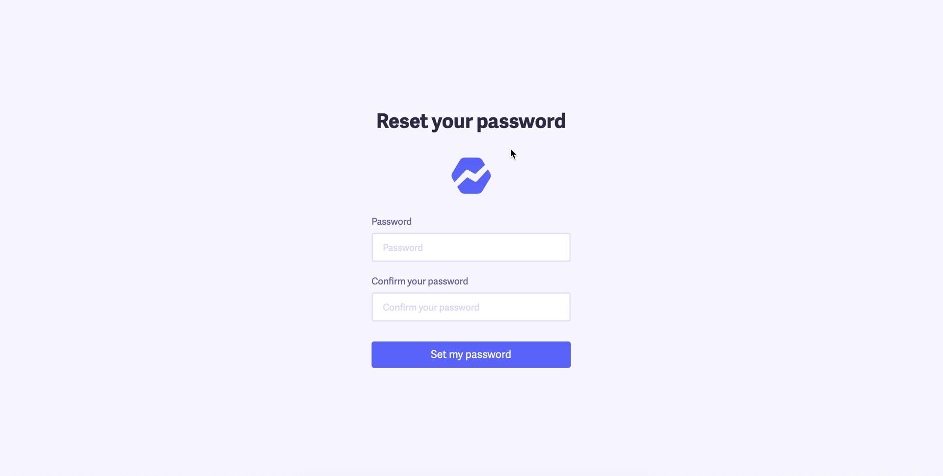 Baremetrics reset password screenshot