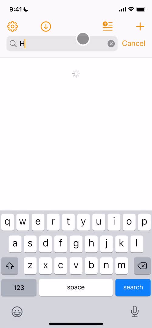 Overcast search screenshot