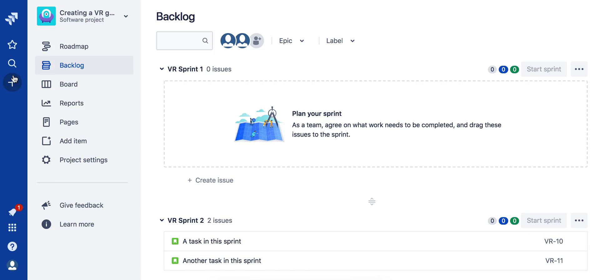 Tasks on Jira video screenshot