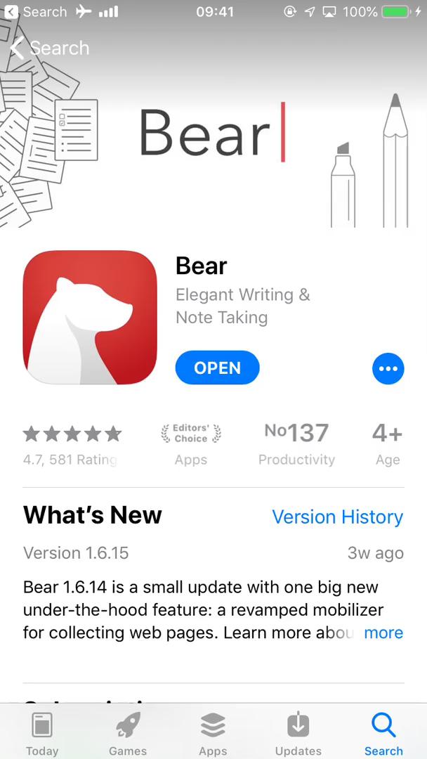 Onboarding on Bear notes video screenshot