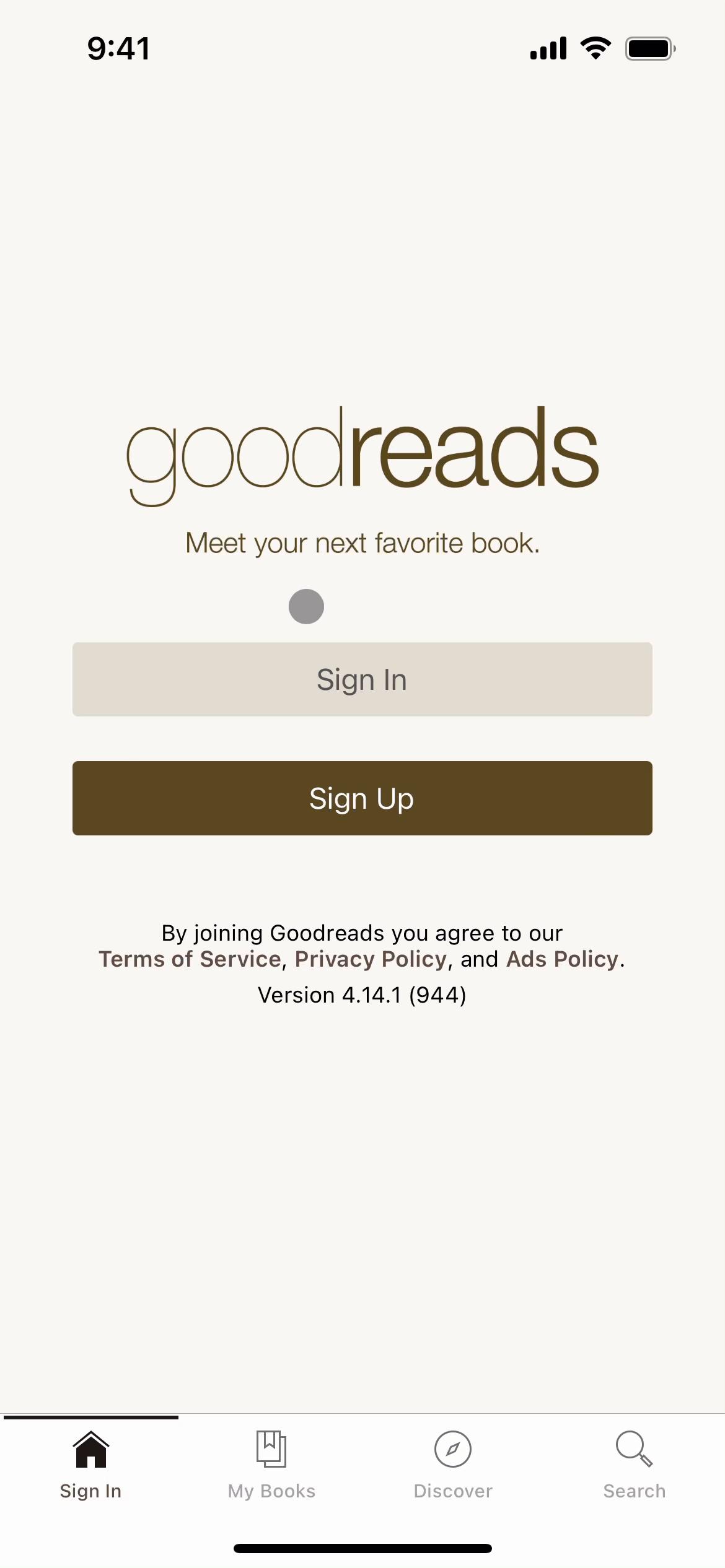 Resetting password on Goodreads video screenshot