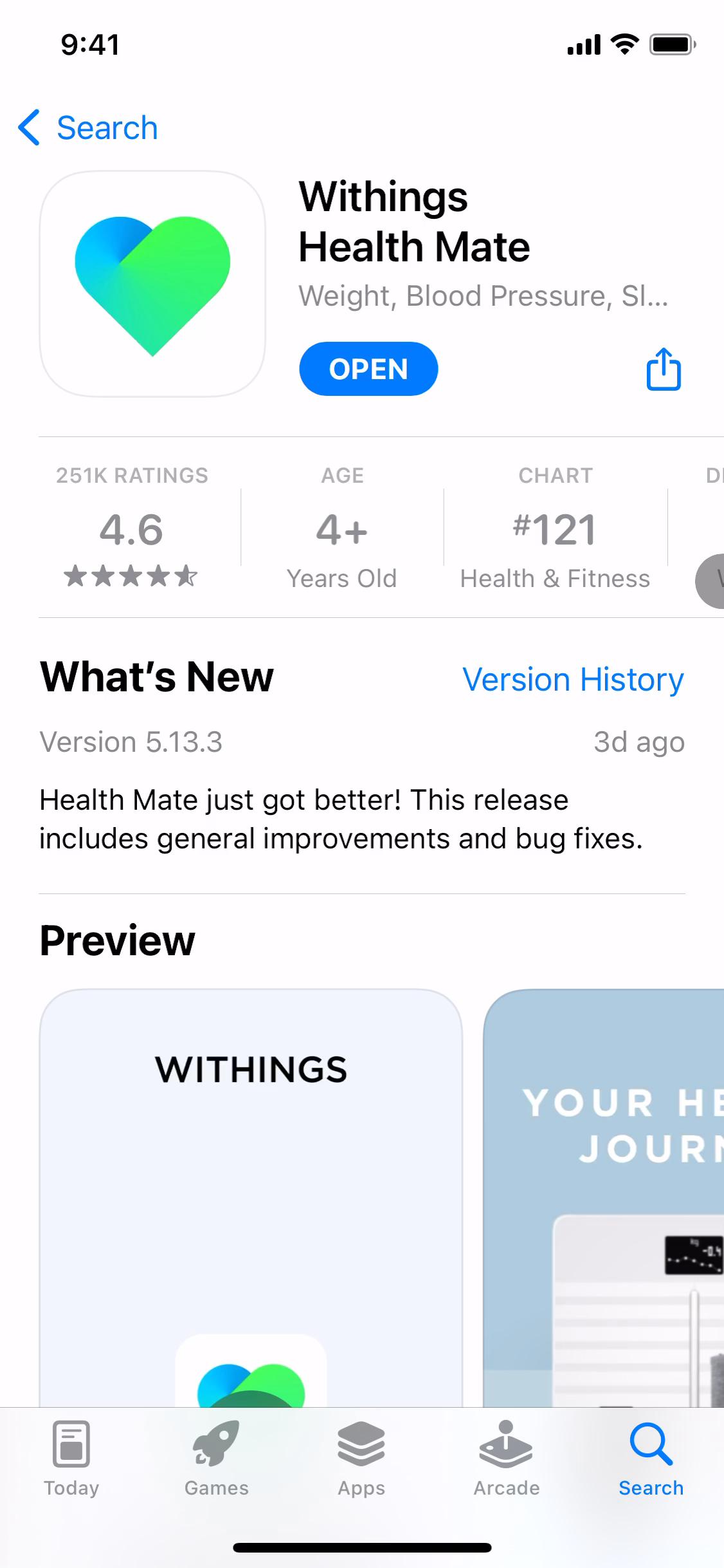 Onboarding on Withings Healthmate video screenshot