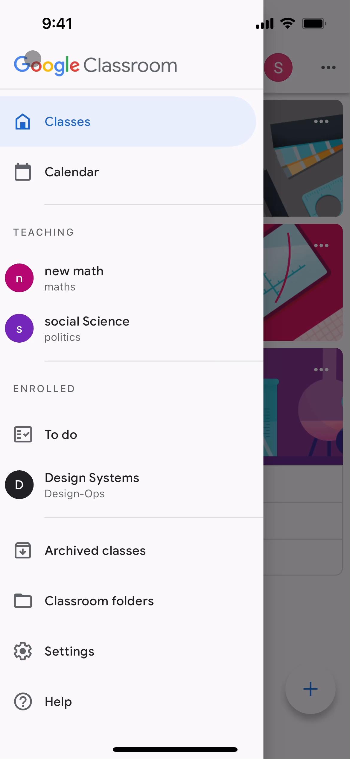 General browsing on Google Classroom video screenshot