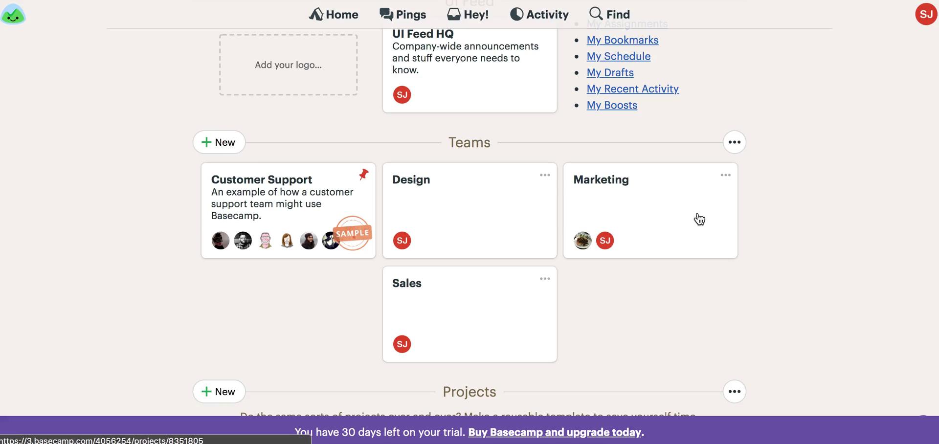 Tasks on Basecamp video screenshot