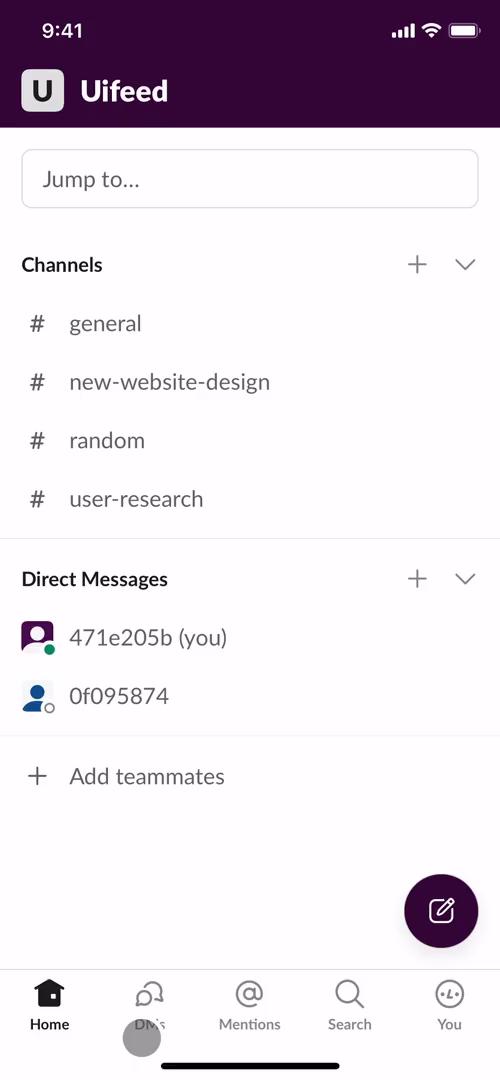 Updating your profile on Slack video screenshot