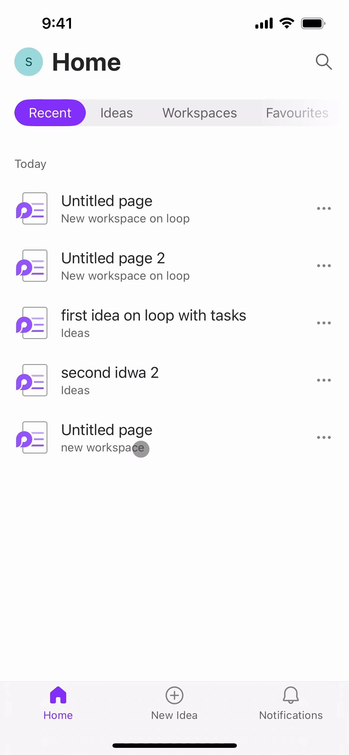 Creating a new idea on Microsoft Loop video screenshot