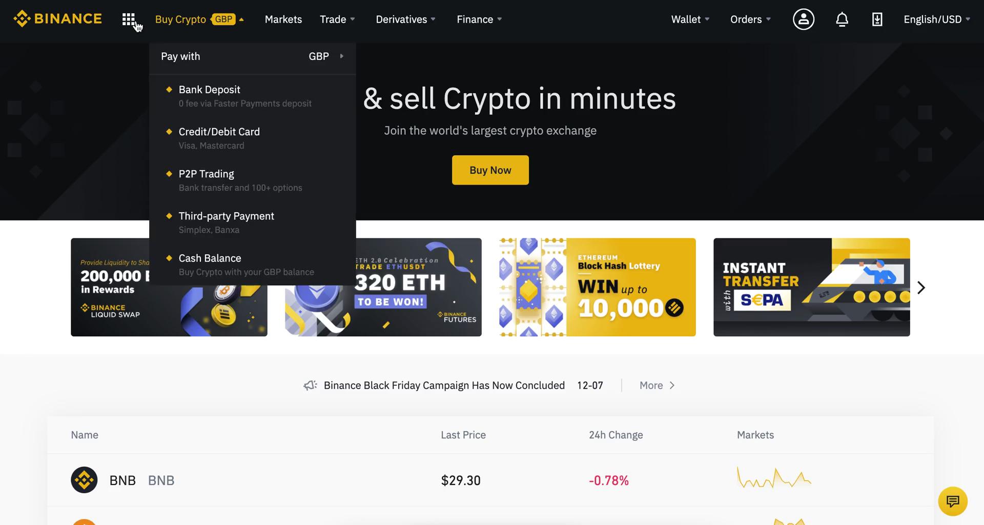 Exchange on Binance video screenshot