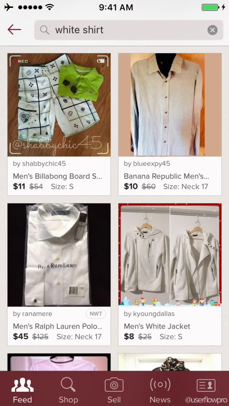 Listing a product on Poshmark video screenshot