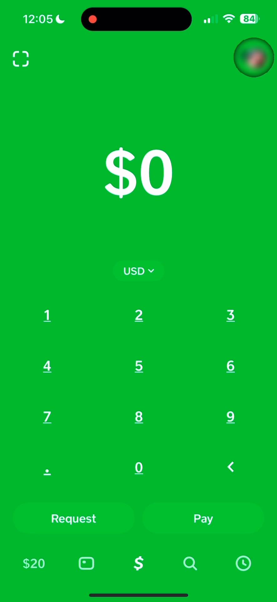 Screenshot of Support on Cash App