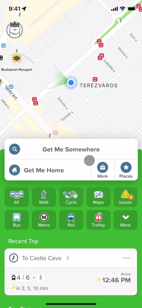 Saving on Citymapper video screenshot