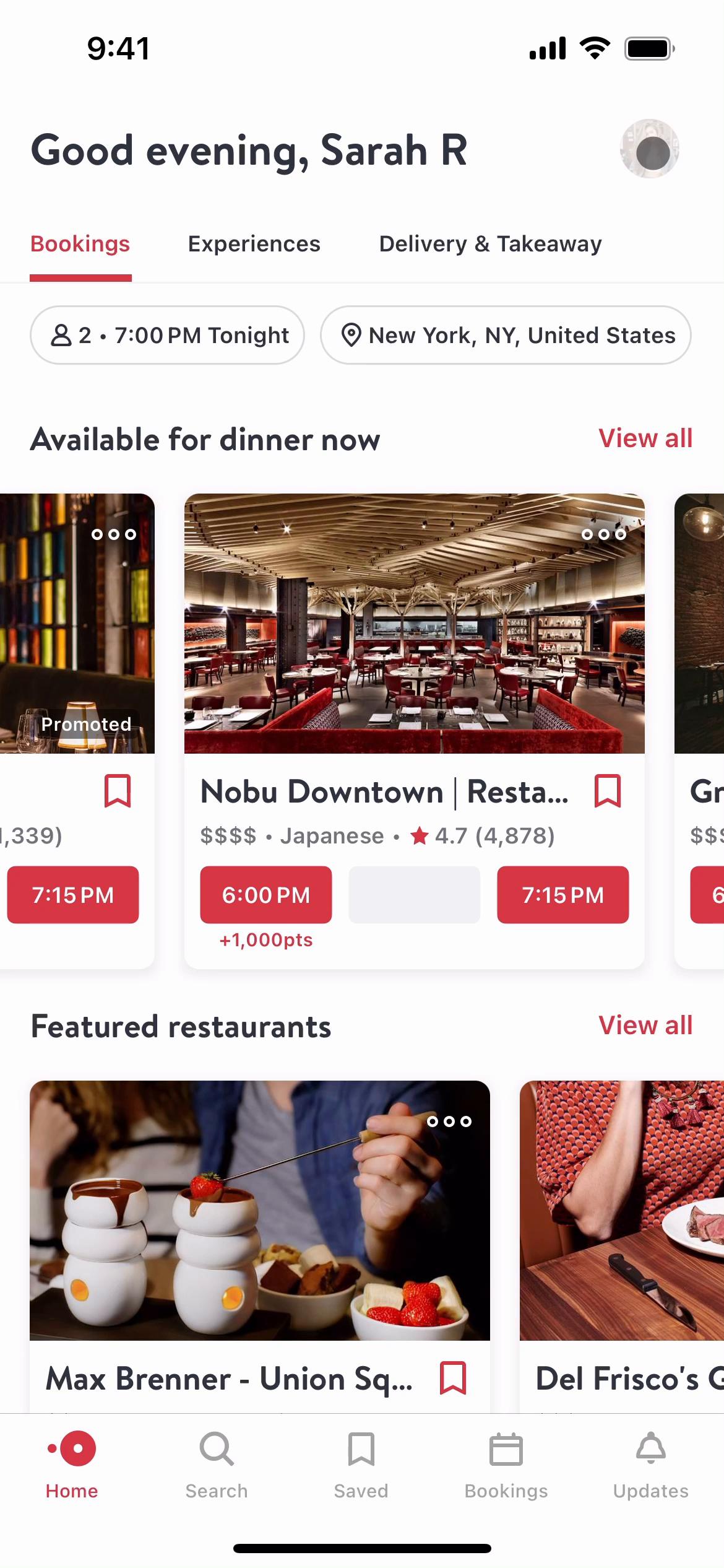 Help center on OpenTable video screenshot