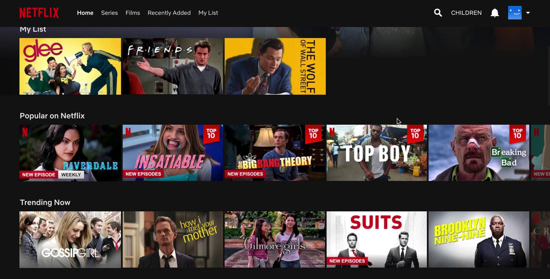 Watching video on Netflix video screenshot