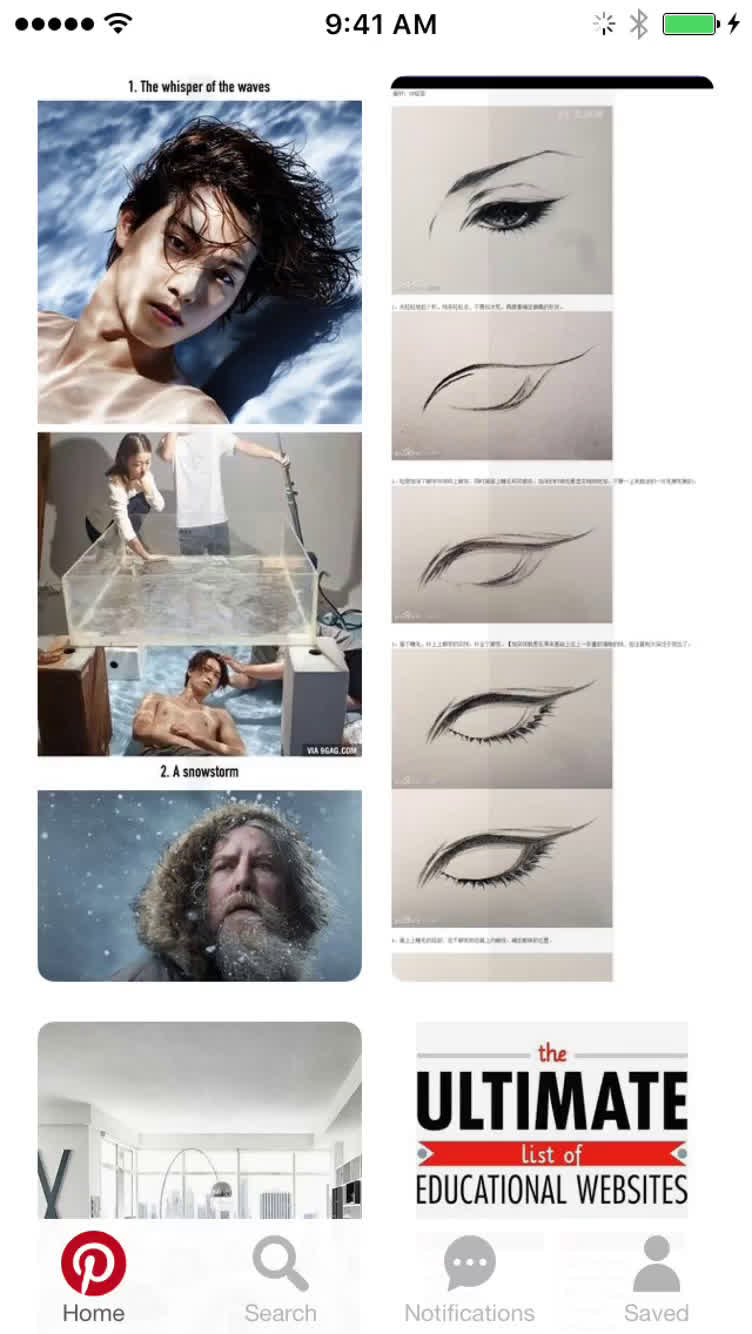 Searching on Pinterest video screenshot