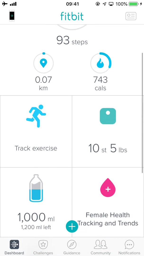 Tracking activity on Fitbit video screenshot