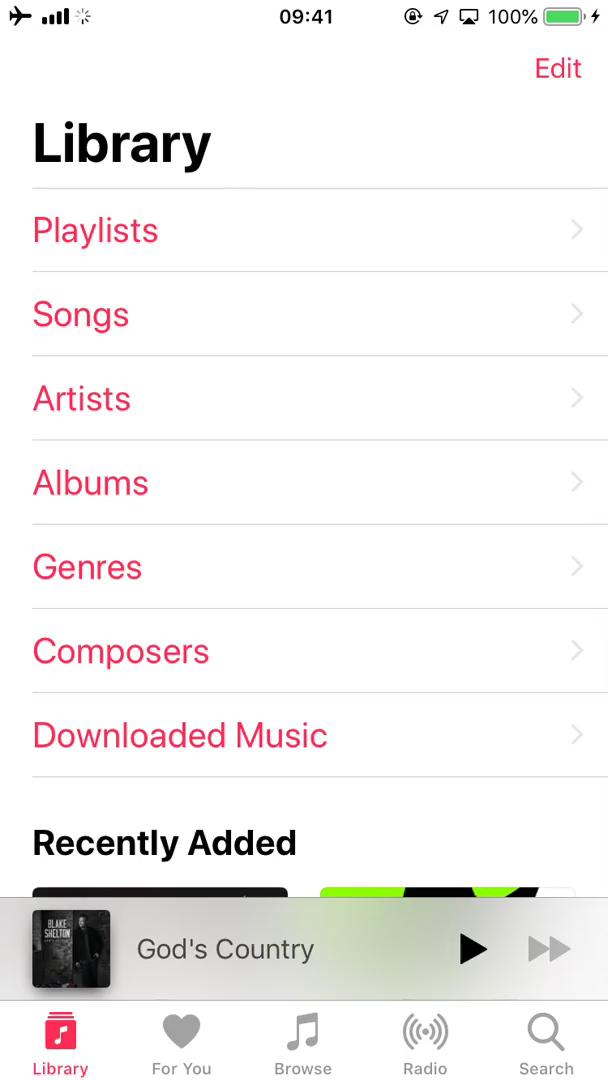 General browsing on Apple Music video screenshot