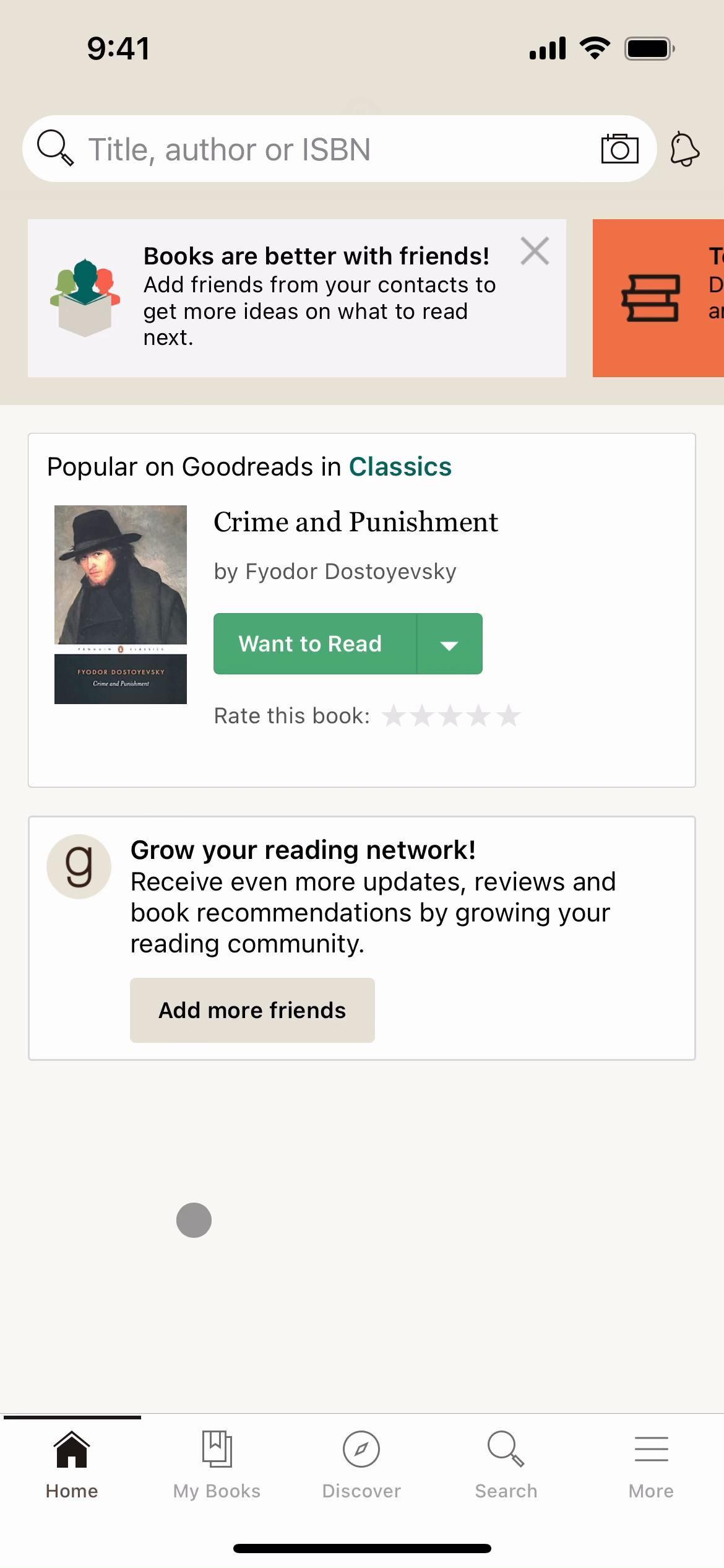 Saving on Goodreads video screenshot