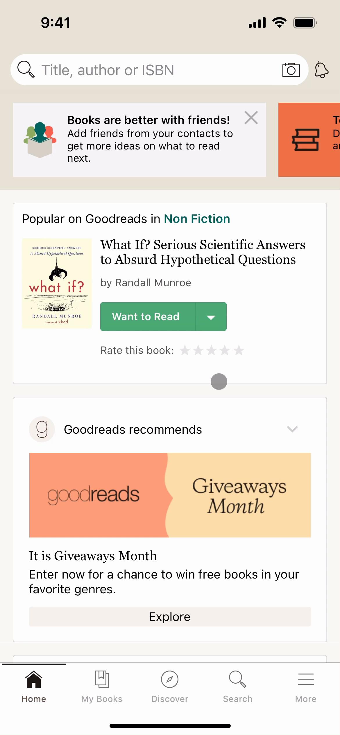 Sending messages on Goodreads video screenshot