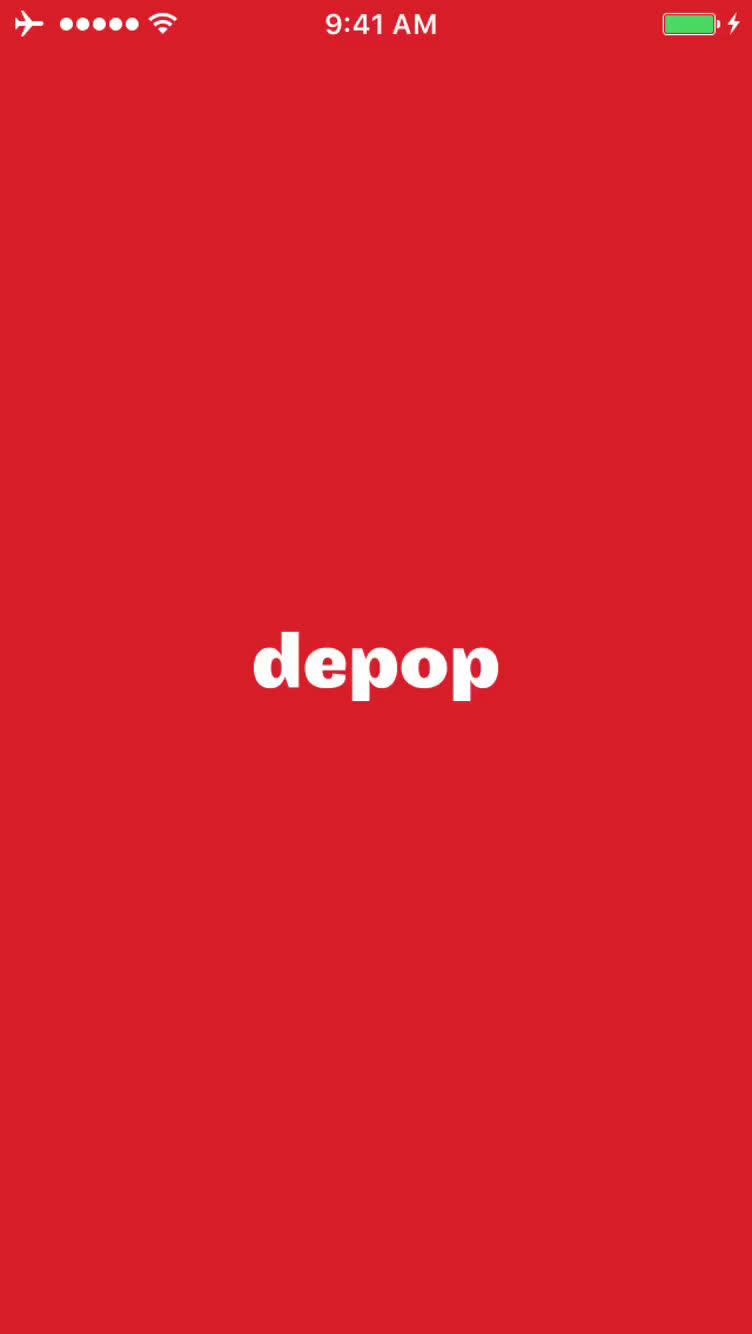 Onboarding on Depop video screenshot