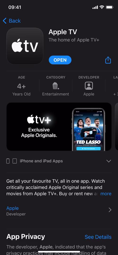 Onboarding on Apple TV video screenshot