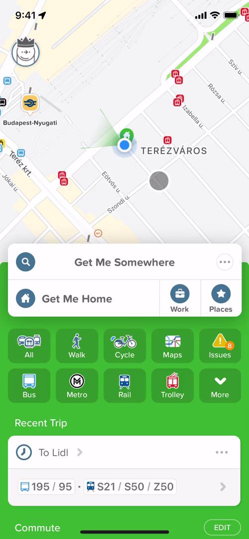 General browsing on Citymapper video screenshot