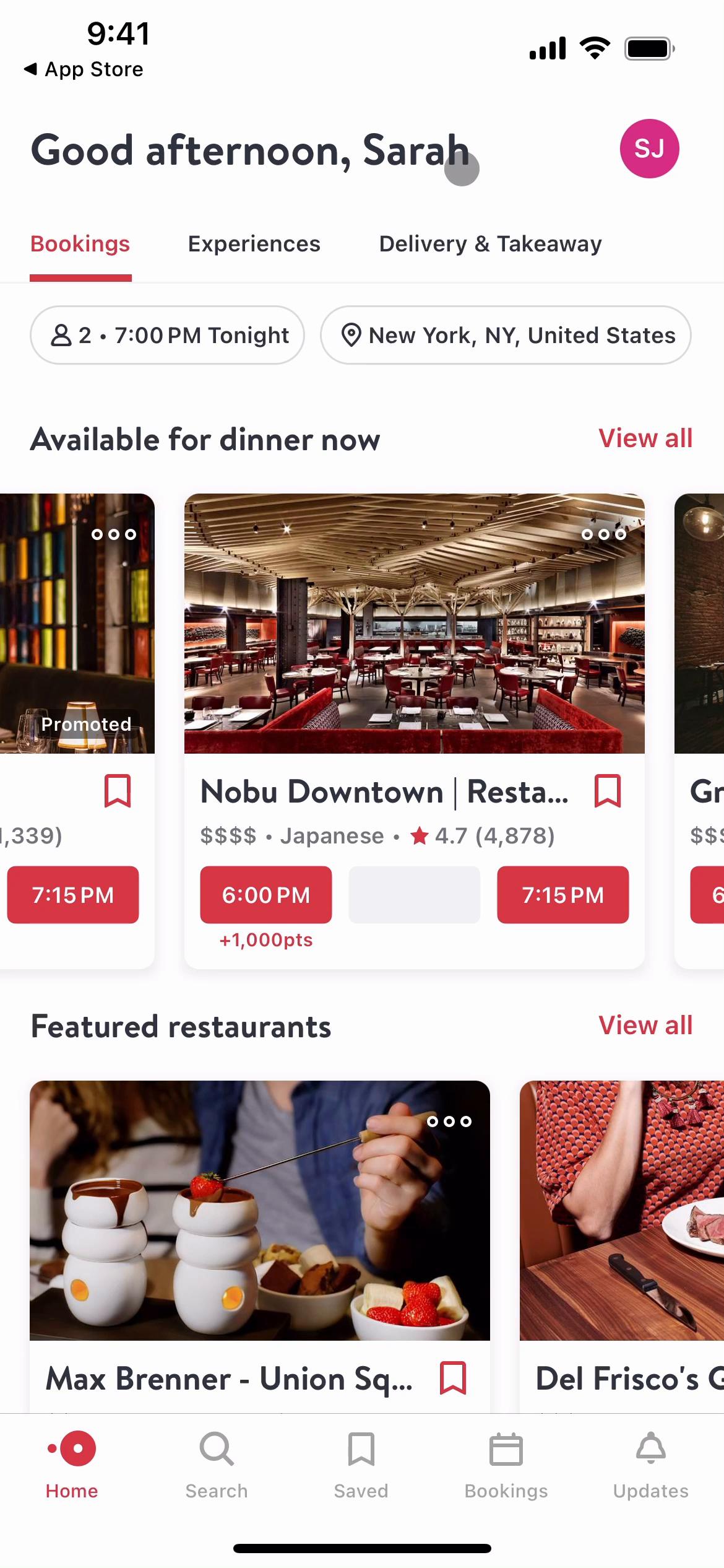 Updating your profile on OpenTable video screenshot