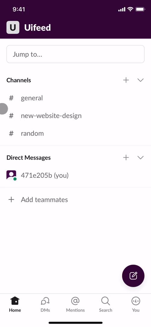 Inviting people on Slack video screenshot