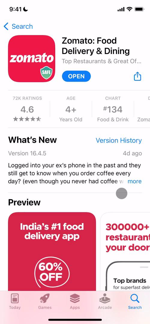 Onboarding on Zomato video screenshot