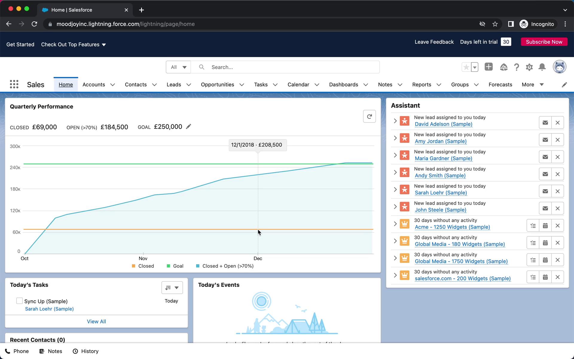 CSV import on Salesforce video screenshot